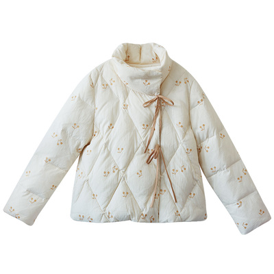 【松茶可可】立领短款羽绒服