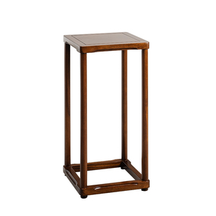 乌金木新中式花架高端客厅实木花架子花盆架置物架阳台落地式花几