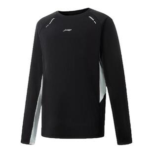 李宁儿童长袖t恤薄款2026春季新款男童体能速干训练卫衣运动上衣