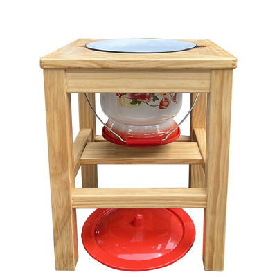 痰盂架坐便马桶老人孕妇搪瓷痰盂