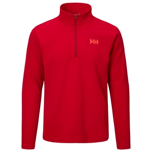 HELLY HANSEN/HH 26春情侣款户外肌理感面料基础半拉链长袖T恤