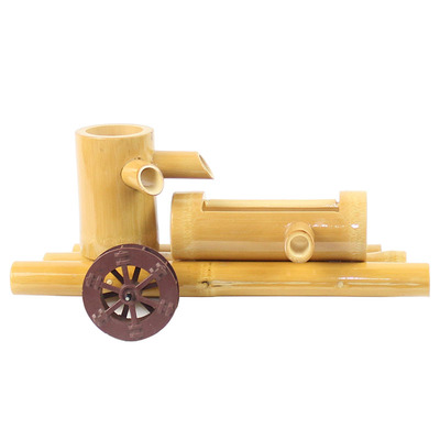 竹子流水摆件鱼缸增氧过滤耐用型