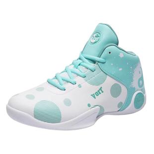 Voit沃特篮球鞋男专业实战无极太极耐磨高帮皮面运动鞋水泥地克星