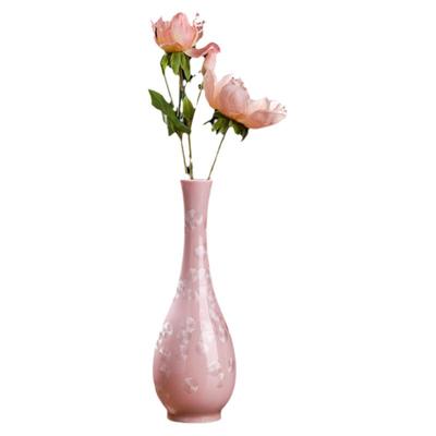 素茗结晶釉陶瓷花瓶家居插花摆件