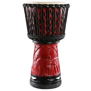 琴漫专业高端非洲鼓成人表演12寸实木羊皮手鼓10寸儿童幼儿园8寸