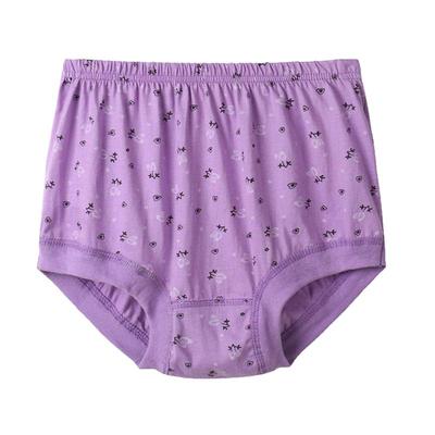 妈妈内裤女士纯棉中老年人高腰大码三角裤内裤短裤宽松全棉裤头