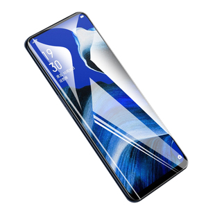 适用于oppopckm80钢化膜pckm80手机opporeno2z保护模pckm8o全屏0pp0高清rone贴膜ren02z玻璃OPPO刚化莫reno2z