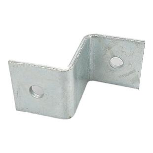 Z字大角码冷镀锌三角铁支架幕墙固定连接件层板托五金配件40*50