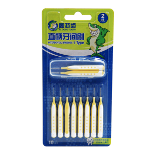 固特齿牙缝刷I/ L型牙间刷齿间刷5支装0.7-1.5mm清牙缝减口臭牙渍