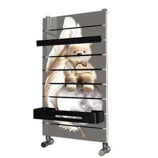 铜铝复合小背篓暖气片卫生间卫浴家用水暖散热片明装厕所艺术超薄