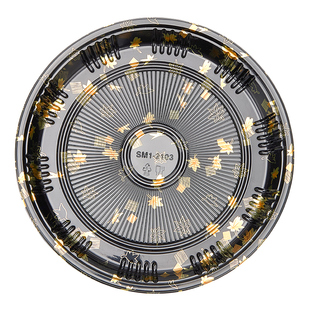 28cm圆盘寿司盒 拼盘盒 打包盒 一次性寿司盒 刺身拼盘 25套包邮