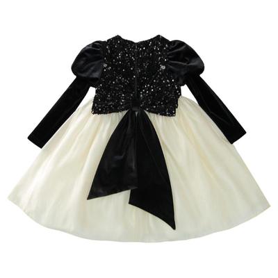 女童连衣裙儿童气质丝绒礼服裙秋