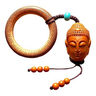 阿弥陀佛橄榄核单籽精雕雕刻佛头吊坠文玩手把件男士高端核雕挂件