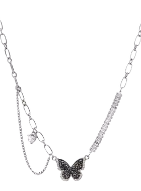 甜酷蝴蝶项链女生轻奢