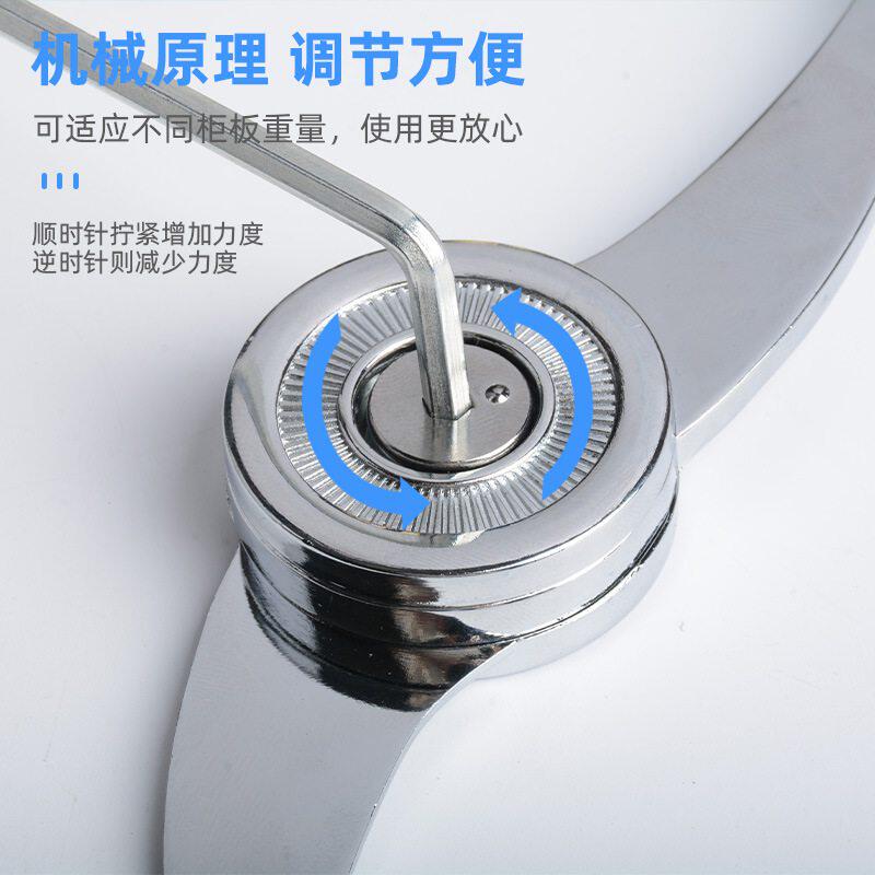 随意停支撑杆橱柜门任意停可调节上翻门锌合金支撑杆钢珠配件柜门