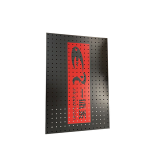 门头招牌冲孔板圆孔UV彩印金属板镀锌烤漆装饰冲孔网广州厂家定制