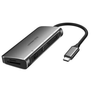 绿联拓展坞typec集分线usb转换器适用macbook苹果笔记本电脑转接头hub插头多接口转hdmi投屏网线多功能扩展坞