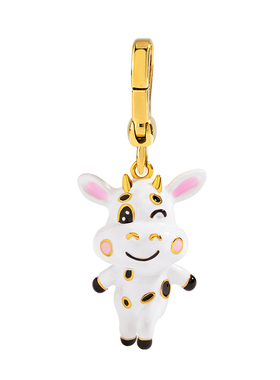 吊坠项链可爱生肖奶牛原创设计款