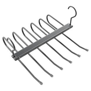 折叠裤架多功能家用挂裤子专用衣架收纳神器无痕裤挂衣柜无痕裤夹