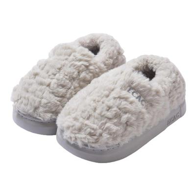 棉拖鞋包跟男士冬季2024新款毛绒