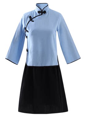 民国时期学生装合唱朗诵演出服装