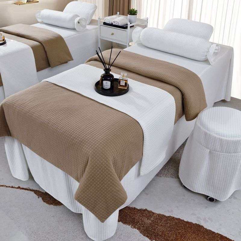 针织新款四季高档美容床罩四件套轻奢美容院专用按摩床单通用理疗