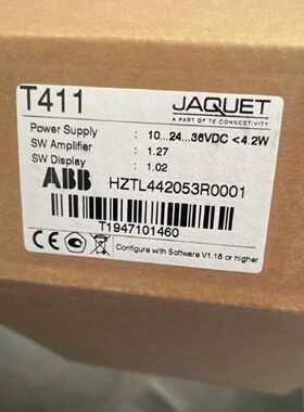 议价JAQUET T411 ABB增压器显示表