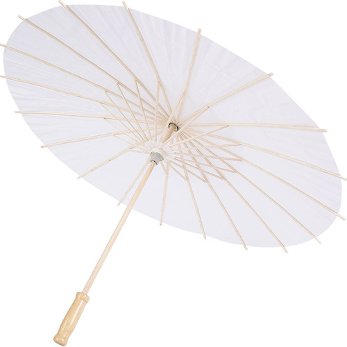 儿童空白油纸伞diy手工绘画伞材料手绘创意涂色道具幼儿园小雨伞