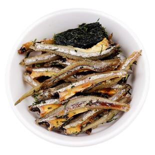 宁波特产苔菜海蜒鱼干罐头85g 下酒下饭菜海苔味咸鱼即食海鲜干货
