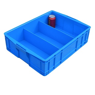 小容量分格箱塑料零件盒子长方形螺丝盒分隔式周转箱多格胶箱货架