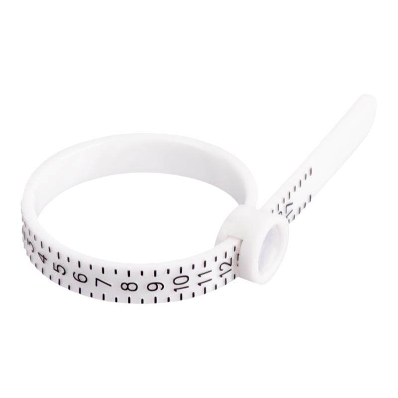 戒指测量环标准港度欧美日英手指圈口尺寸大小号码器指围软尺工具