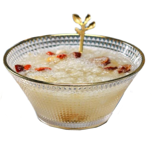 水晶玻璃燕窝盅甜品杯精致高级感美容院小碗专用高颜值银耳羹容器