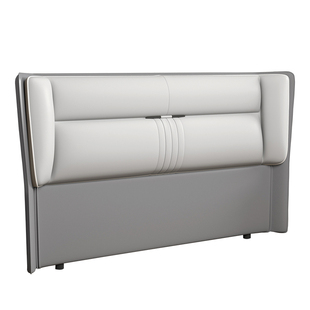 科技布床头软包靠背单买2025新款现代简约单独实木落地床背板改造