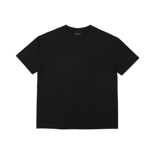 WENFENG LI 25SS 后破过肩250克索罗娜凉感正肩短宽显瘦短袖T恤