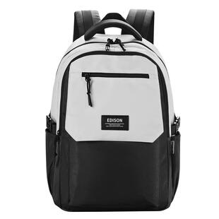 爱迪生初中生书包男生2025新款高中生减负护脊背包轻便防水双肩包