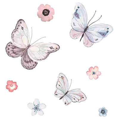 房顶屋顶墙上墙贴画天花板蝴蝶自粘遮挡墙贴纸墙面破损遮丑装饰画