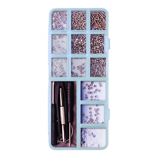 眼镜小螺丝钉螺母帽维修套装金黑十一字对口框架腿螺丝刀工具配件