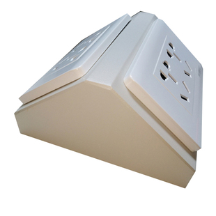 实验台插座实验室专用插座斜面底盒台上钢制岛式线盒中央双面底盒