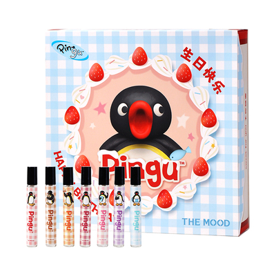 未知气味Pingu联名草莓蛋糕DIY香水礼盒送闺蜜生日礼物女生创意