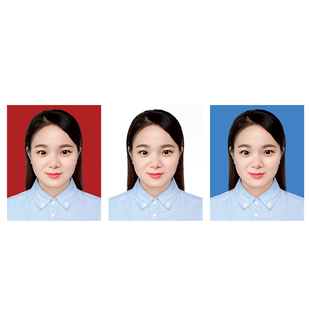 证件照入学报名打印冲印洗1寸2寸照修图打印照片冲洗红白蓝换底色