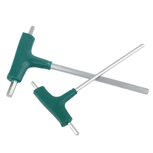 三用T型内六角扳手单个内六方螺丝刀六棱角扳手平头6角板手带手柄