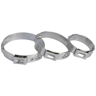 不锈钢304单耳无极卡箍 啤酒机汽车卡箍 油管水管卡箍 橡胶管卡箍