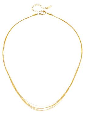 多层链条项链18k金钛钢不掉色