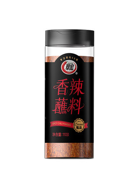 翠宏香辣碟蘸料110g瓶装辣椒面