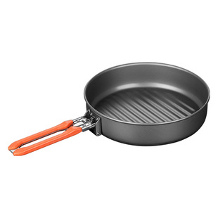 火枫盛宴大煎锅（盛宴6）木柄版平底不粘户外便携折叠涂层牛排锅