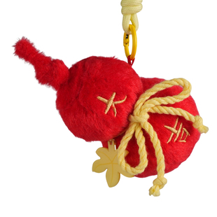 故宫文创福禄大吉毛绒挂件可爱创意包包钥匙扣挂件饰品小礼物
