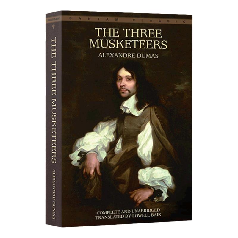 三个火枪手 The Three Musketeers英文原版三剑侠大仲马贫民窟里的百万富翁结尾题书三铁面人基督山伯爵作者进口英语书籍