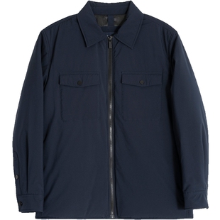 爸爸外套中老年人男装薄款棉衣中年干部夹克秋冬棉服爷爷老人衣服