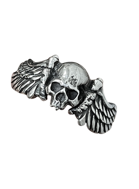 做旧复古骷髅戒指指环