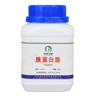 胰蛋白胨Y008A丨试剂级实验用化学分析纯发酵氮源微生物培养基原